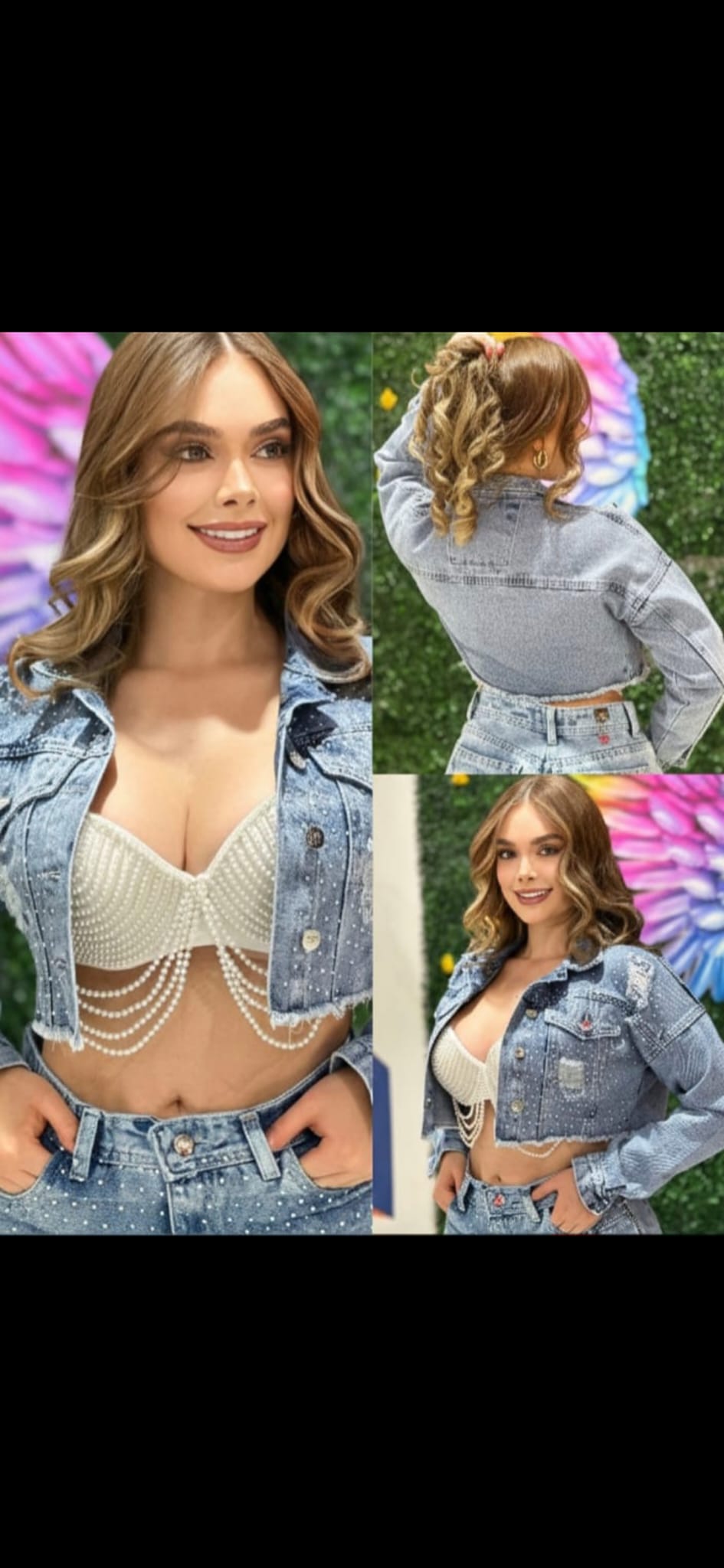 Chaqueta Pedrería Humo