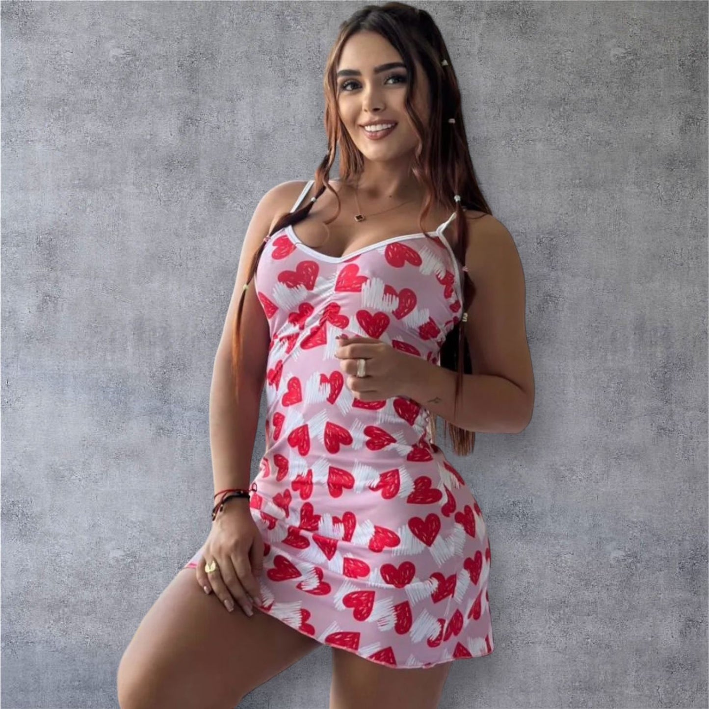 Heart Pajama dress